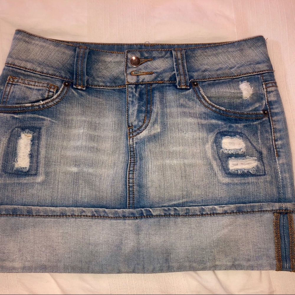 Jean Mini Skirt